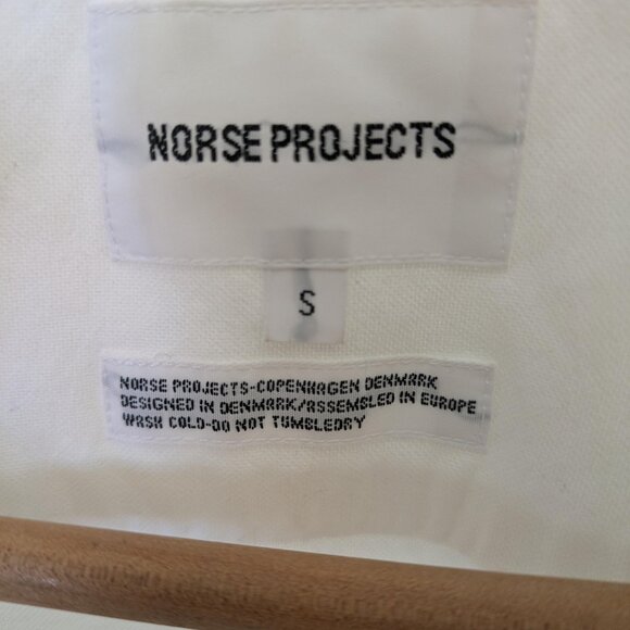 Norse Projects Anton Oxford Button-down White Shirt - Small - Picture 2 of 2